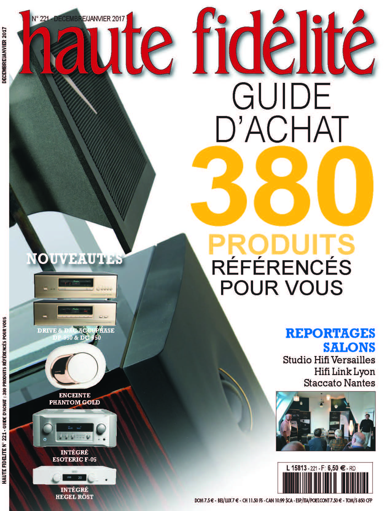 Dépliant hi-fi MERCURIALE enceintes acoustiques haute fidélité | UK